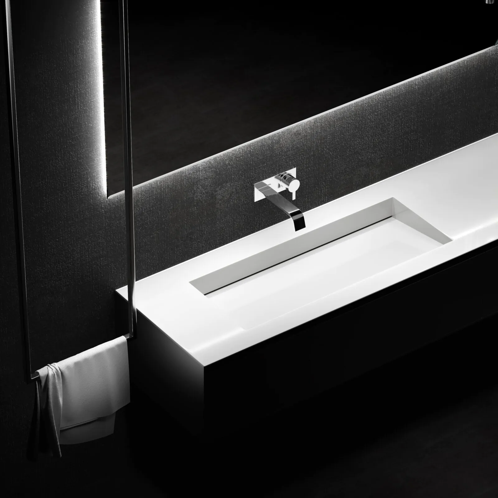 Bathroom fixture detail