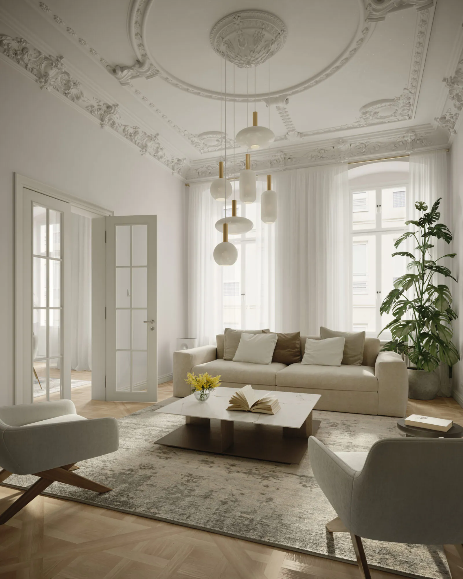 Hotel living room