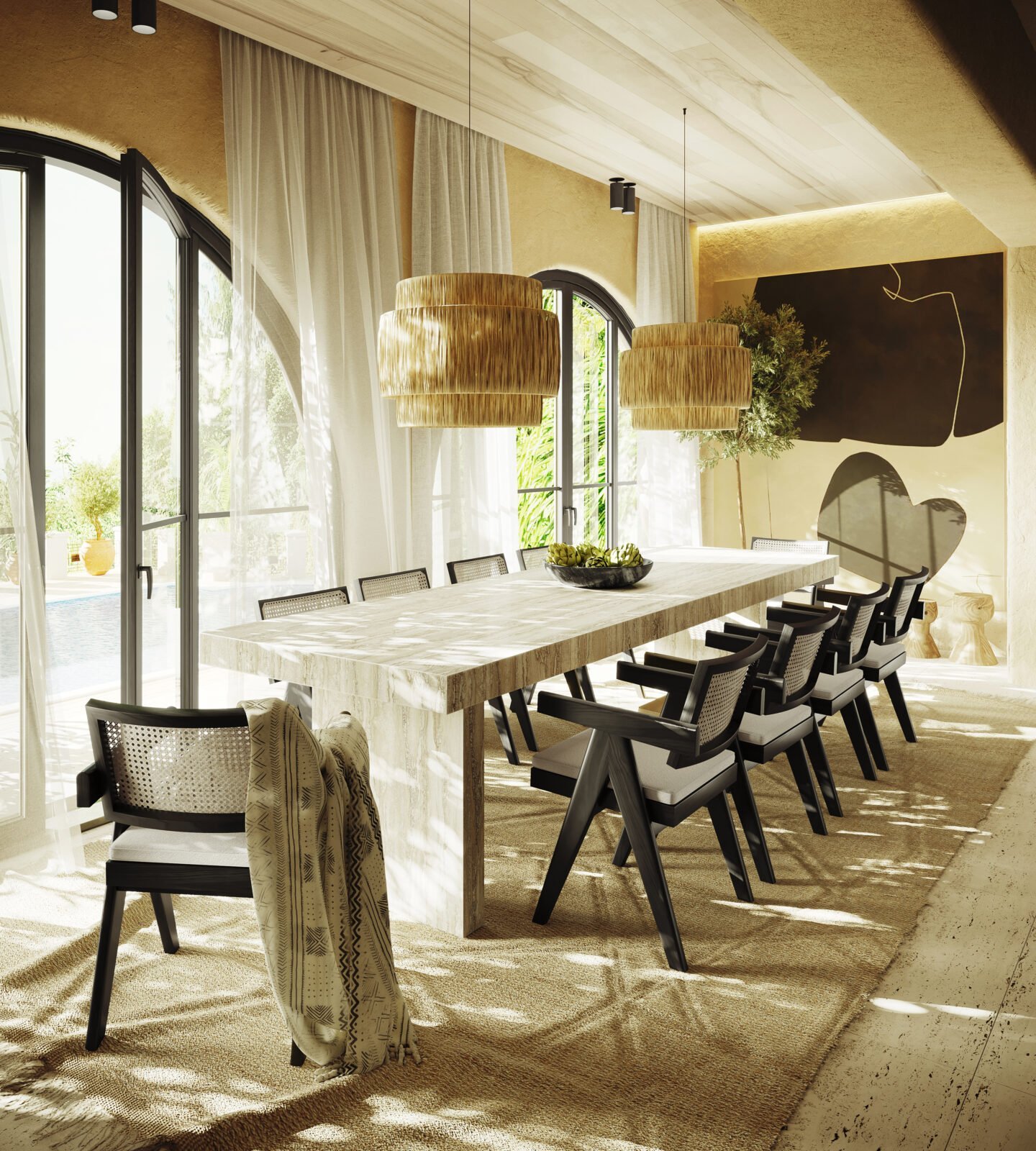 Kemsi Design, Antibes, France — dining room