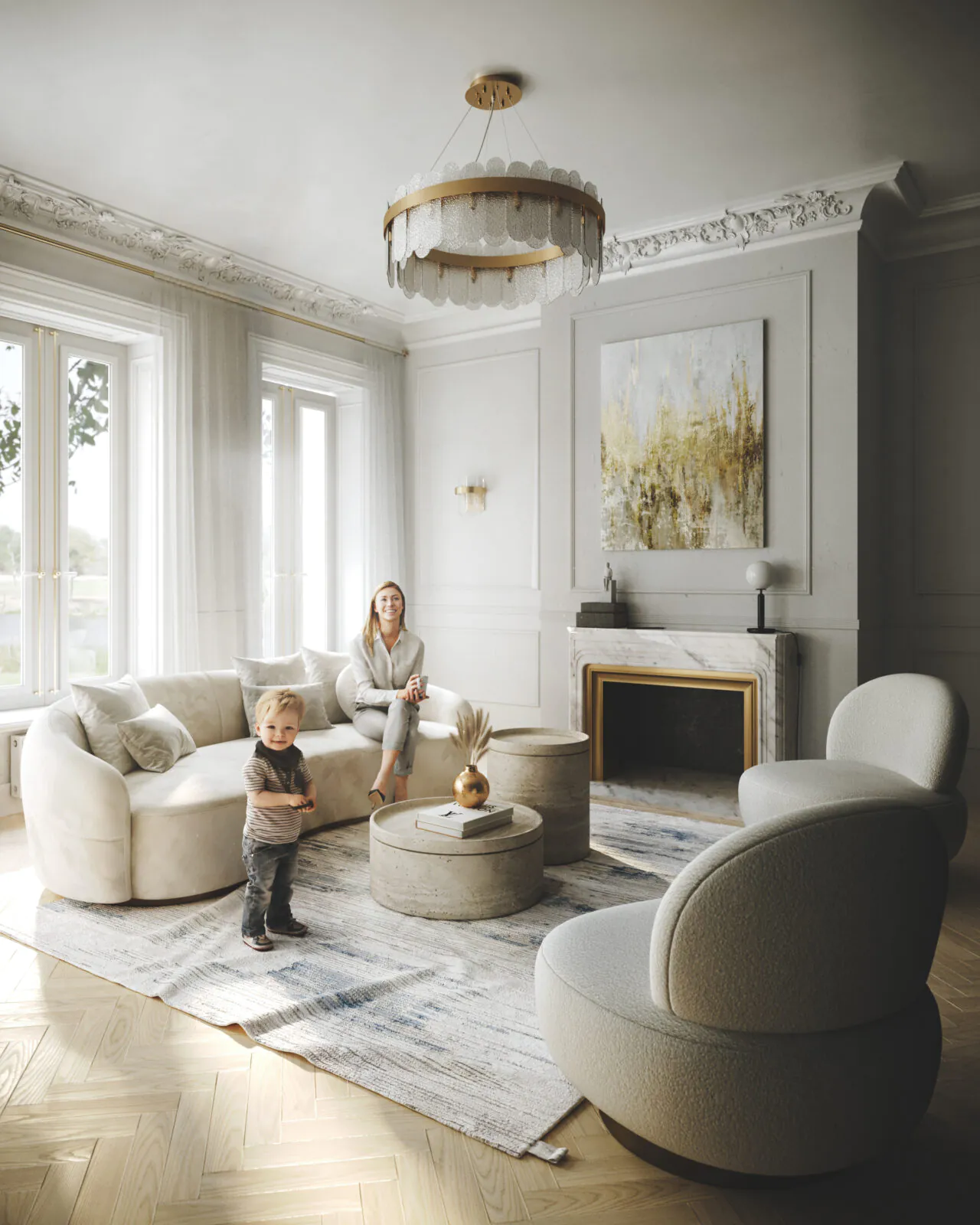Living room interior