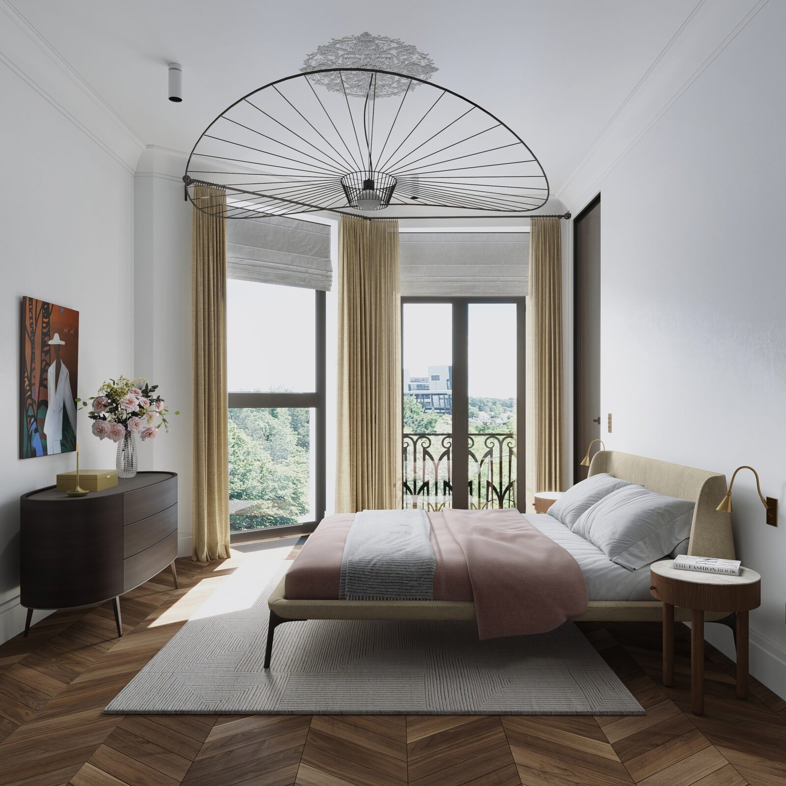 MMZ Spires, bedroom interior