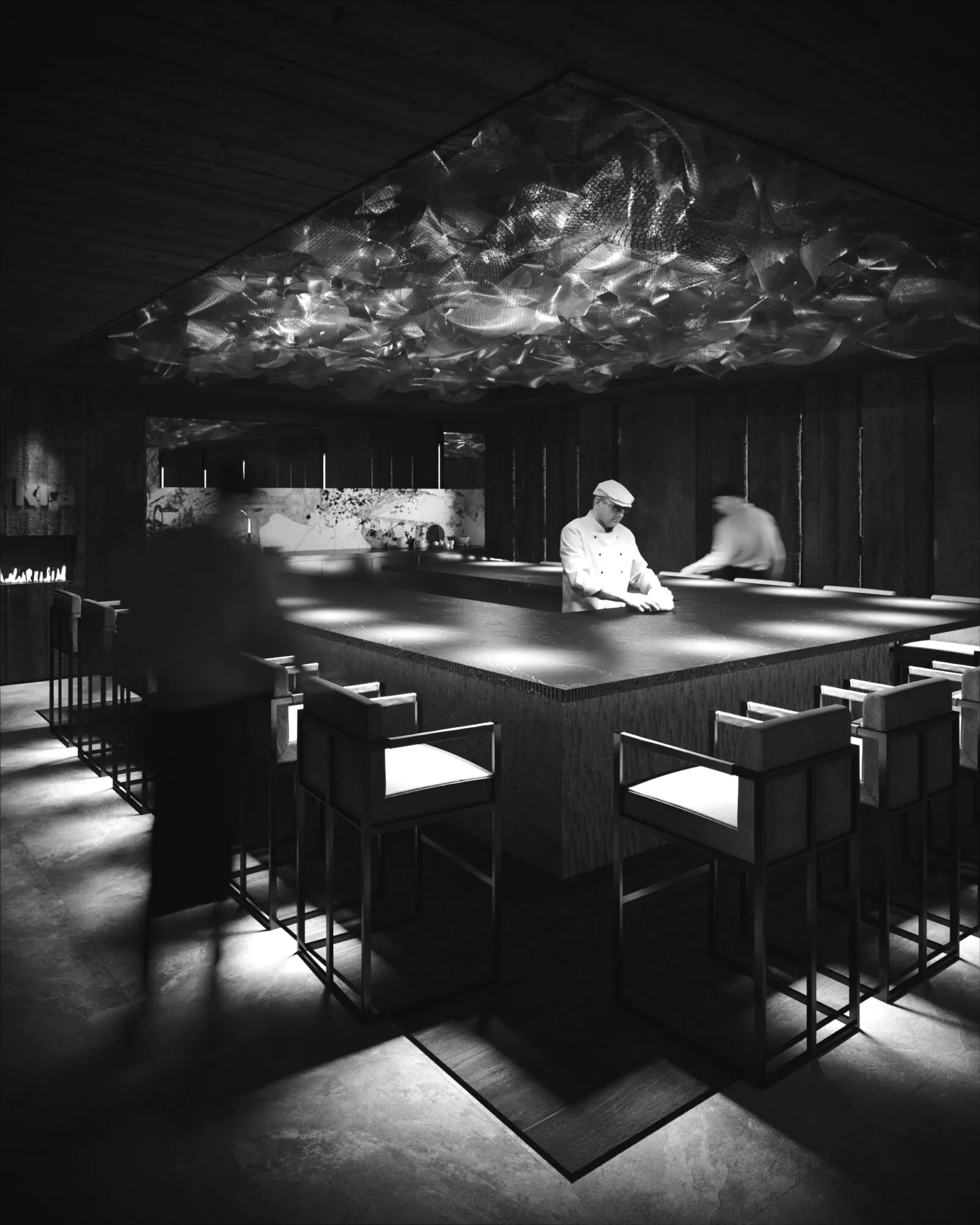 Restaurant & bar interior