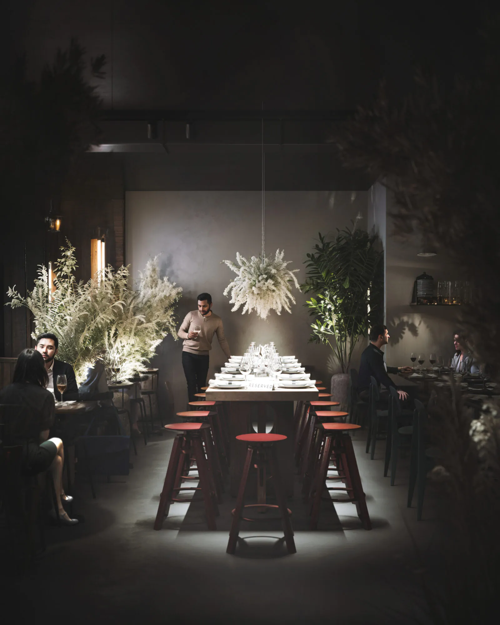 Restaurant, evening service
