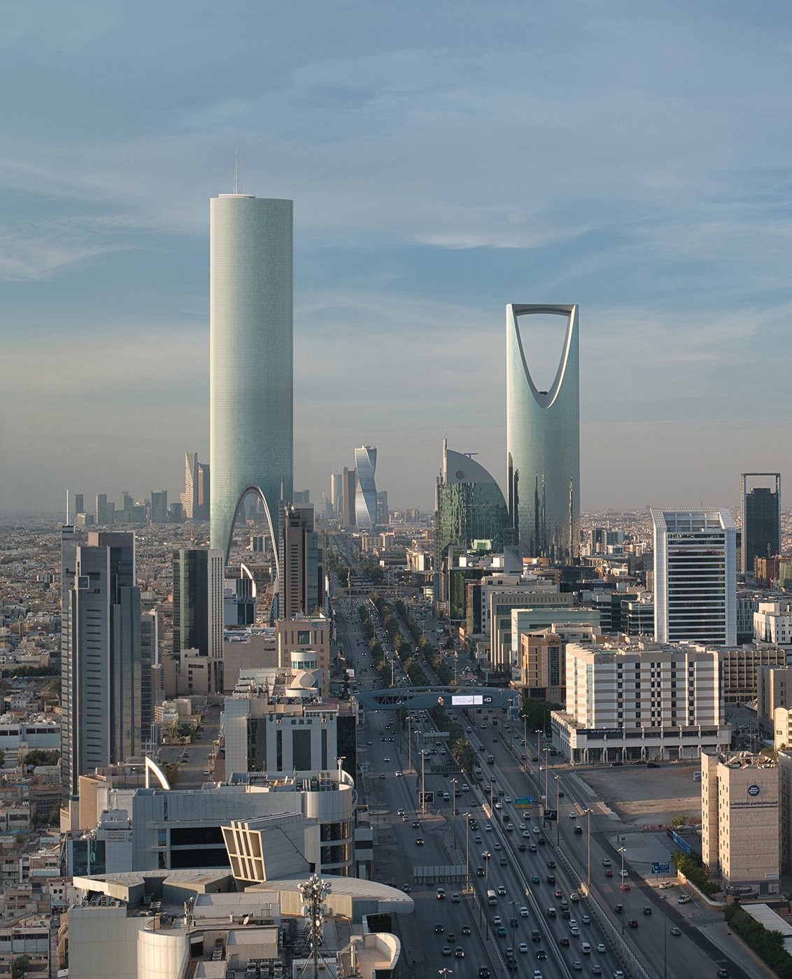 Omrania, Riyadh, Saudi Arabia — daytime aerial